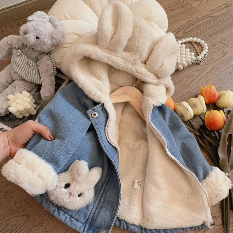 Kids Denim Jacket | Insulated Lining | Long Sleeves Unisex Design