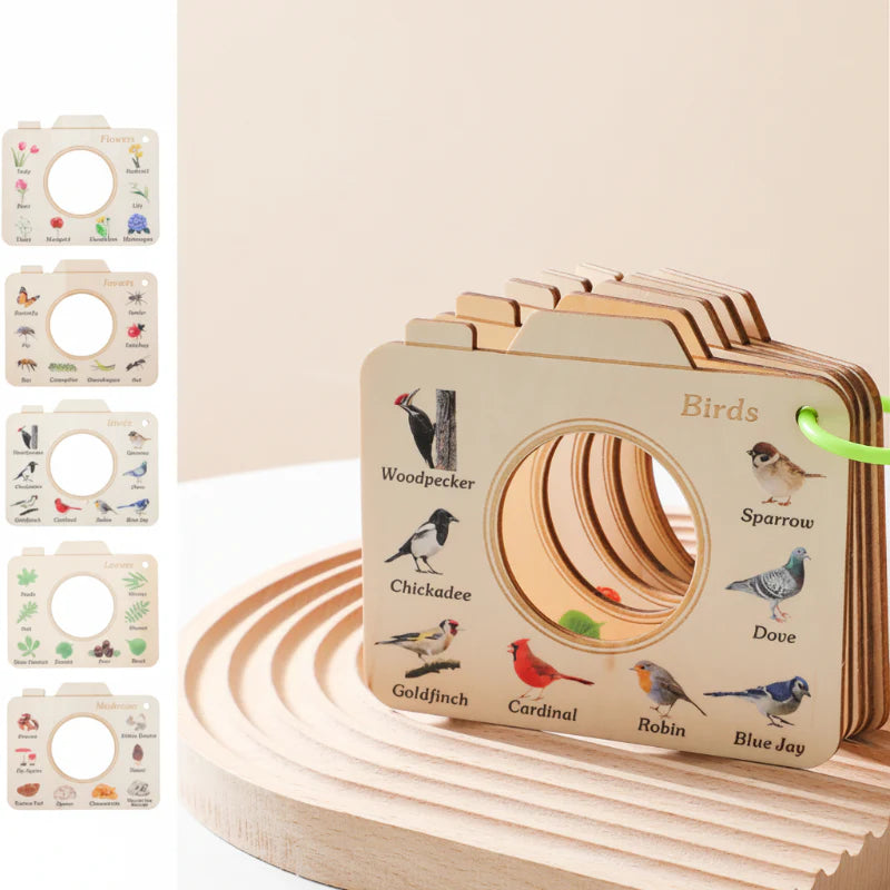 Kids Nature Viewfinder | Educational Discovery | Wooden Unisex Design