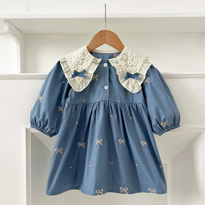 Kids Princess Dress | Sleeveless | Snap Closure Elastic Waistband
