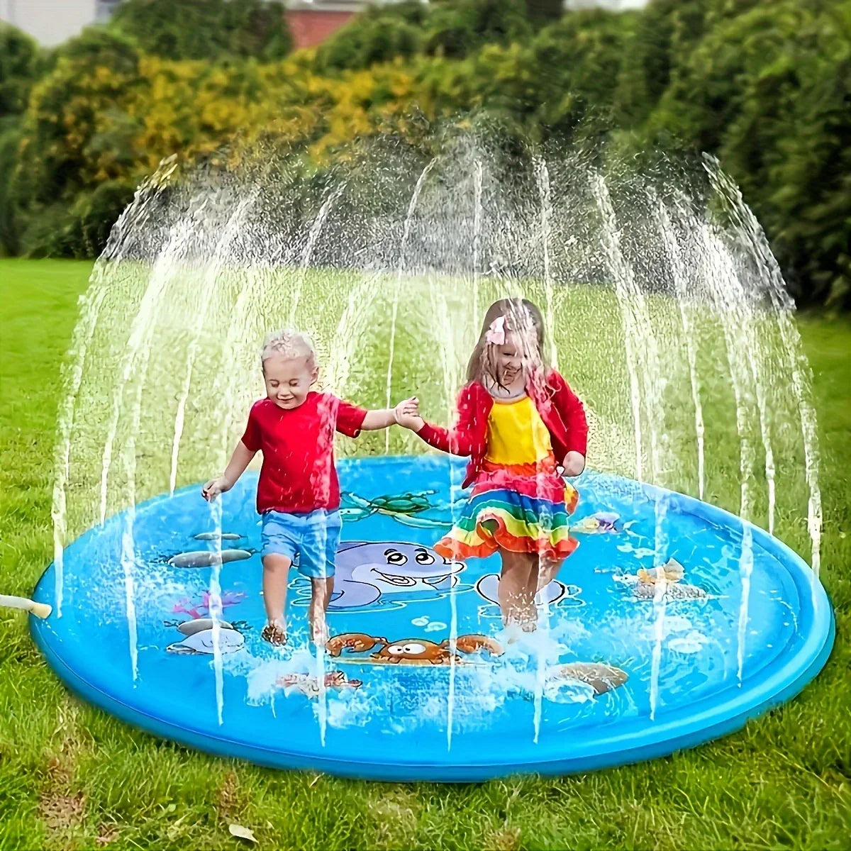 Kids Water Play Mat | Outdoor Splash Pad | Summer Comfortable Design