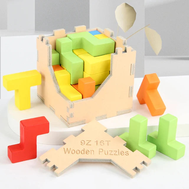 Kids Three Dimensional Tetris Puzzle | Brain Training Game | Logic