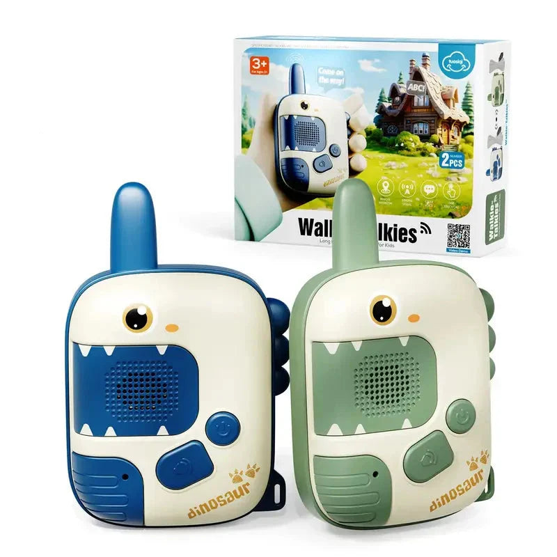 Kids Walkie Talkies | Dinosaur Theme | Two-Way Unisex Design Cotton