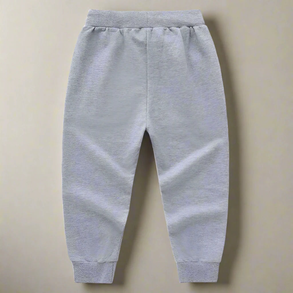 Kids Jogging Pants | Printed Design | Elastic Waist Unisex Design