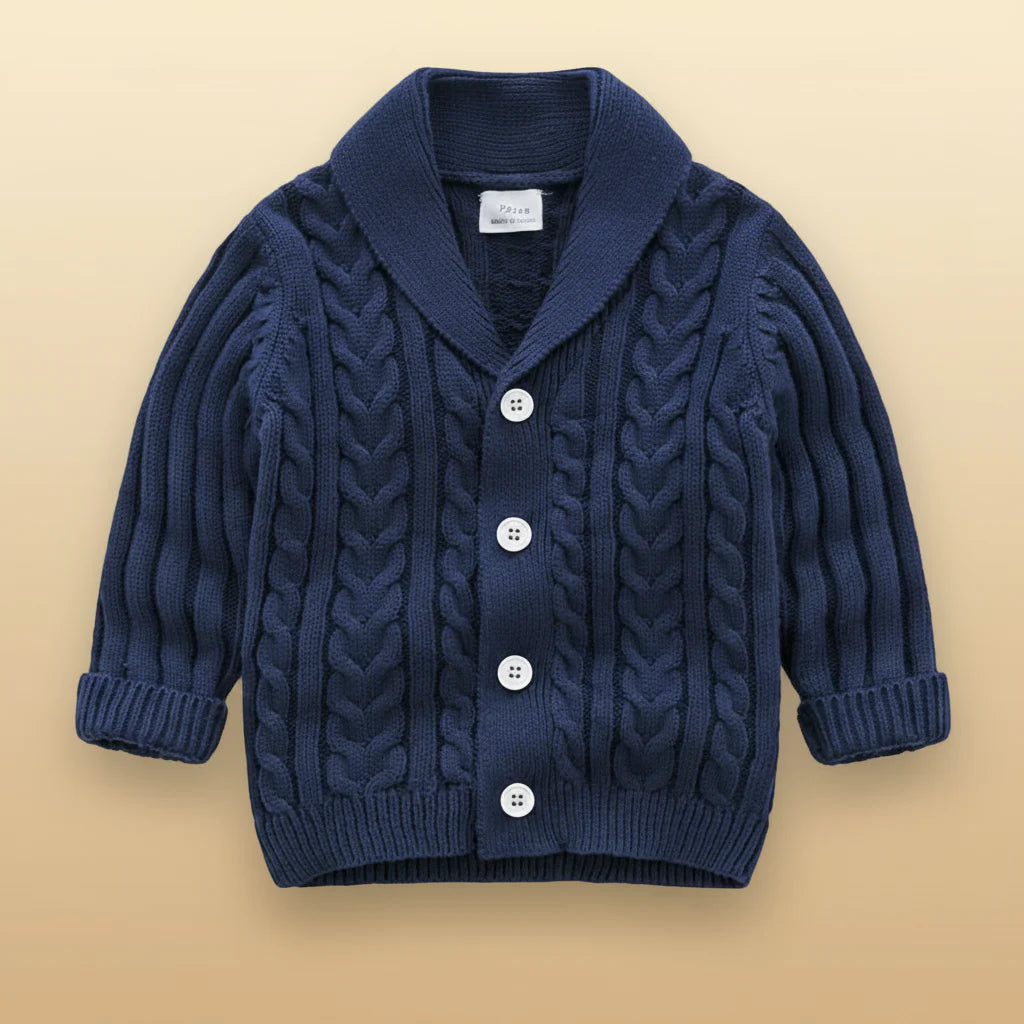 Kids Knitted Cardigan | Snap Closure | Toddler Wear Unisex Design