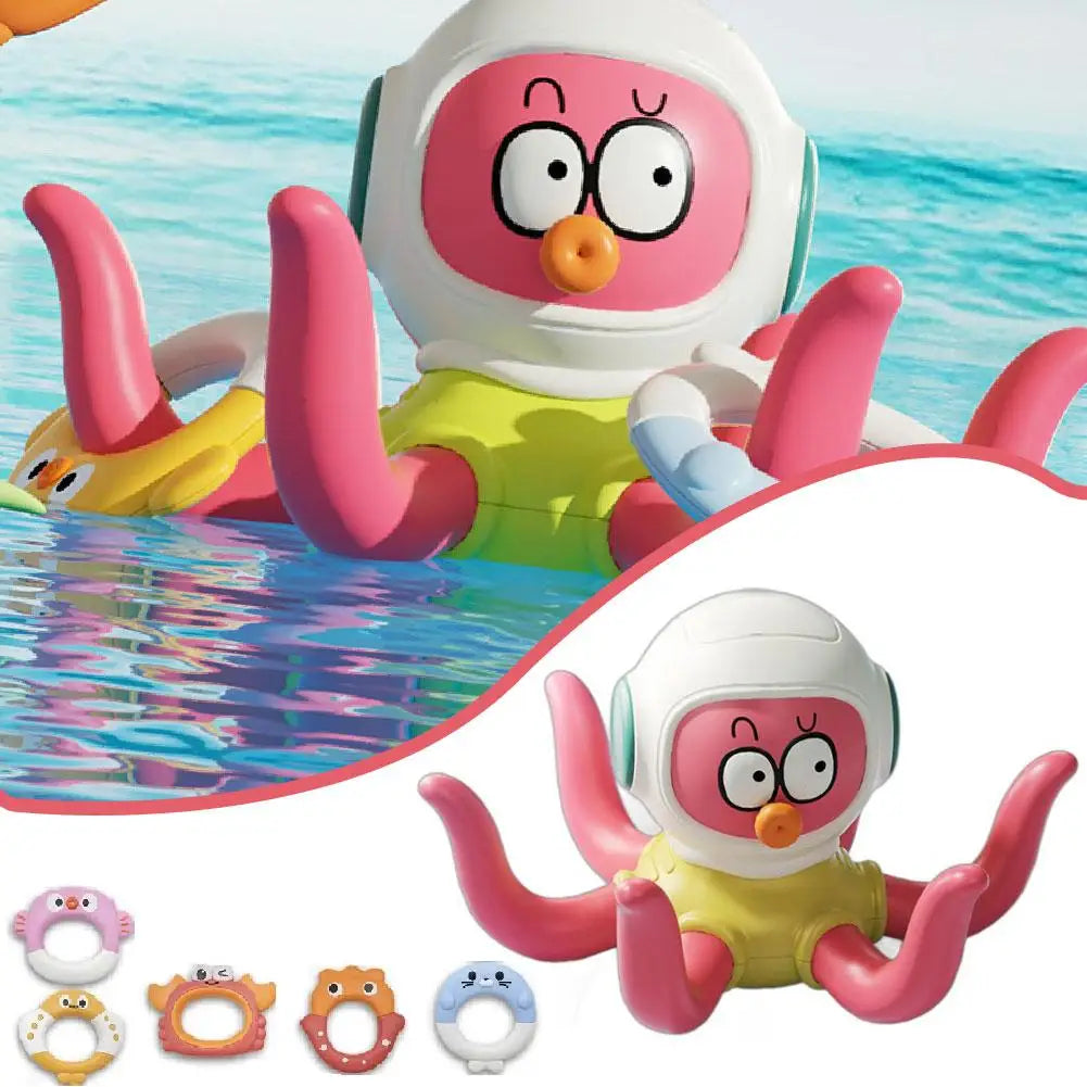 Kids Bath Toy | Octopus Ring Toss | Water Play Game Unisex Design