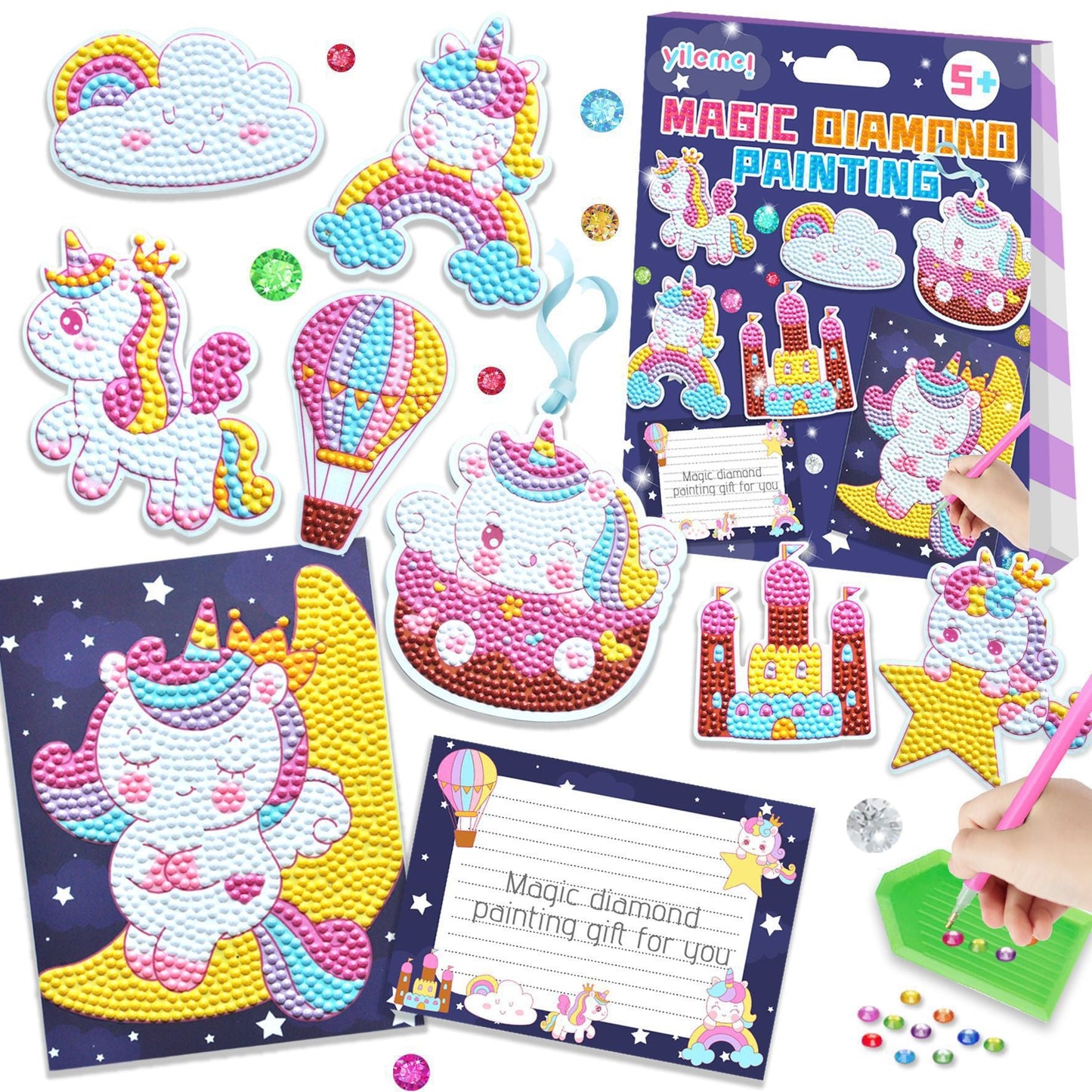 Kids Diamond Painting | Creative Kit | Sticker Art Boys and Girls