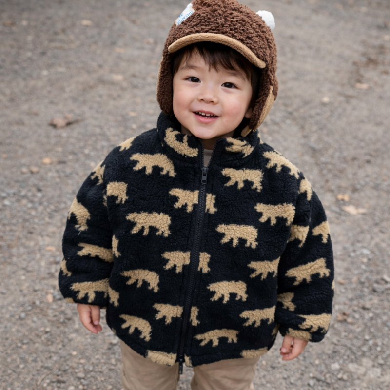 Kids Fleece Vest | Insulated Lining | Zipper Closure Unisex Girls