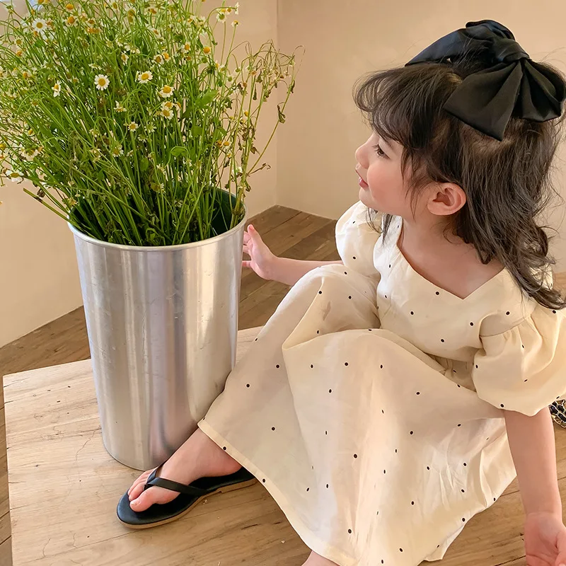 LittleTwinkle – Soft & Comfortable – Girls' Dress with Double Bows