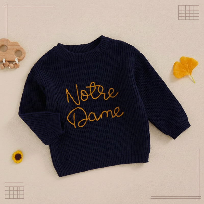 WarmWeave – Comfortable & Fun – 'Notre Dame' Sweater