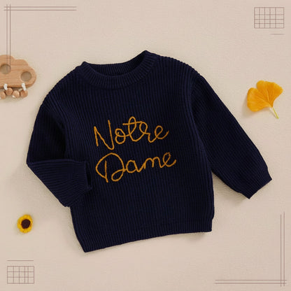 WarmWeave – Comfortable & Fun – 'Notre Dame' Sweater