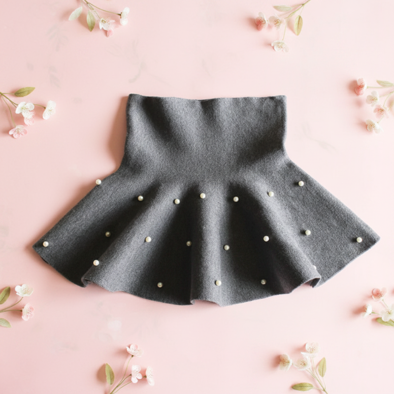 Girls Knitted Skirt – Comfort & Style – Kids Skirt