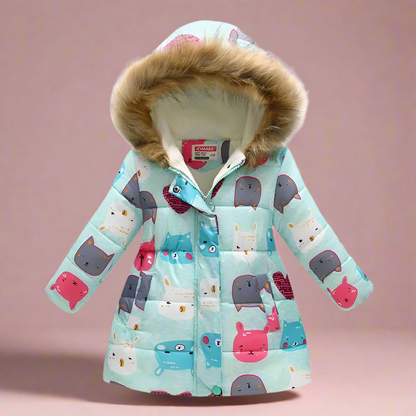 CozyTrend – Elegant & Cozy – Padded Winter Jacket for Girls