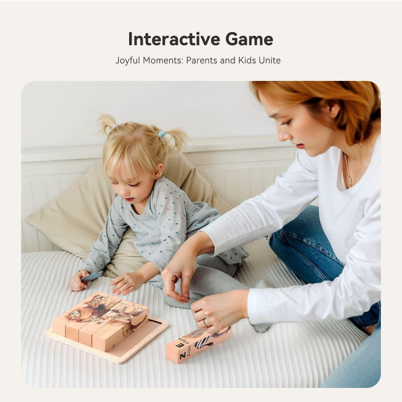 ZooStack – Wood & Interactive – Animal Blocks Puzzle