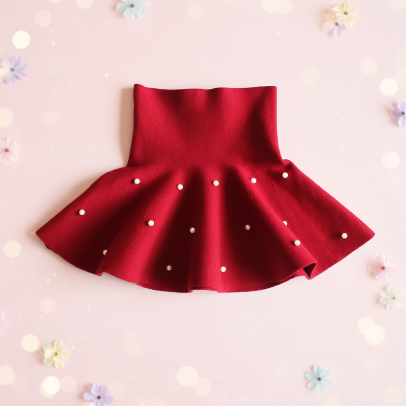 Girls Knitted Skirt – Comfort & Style – Kids Skirt