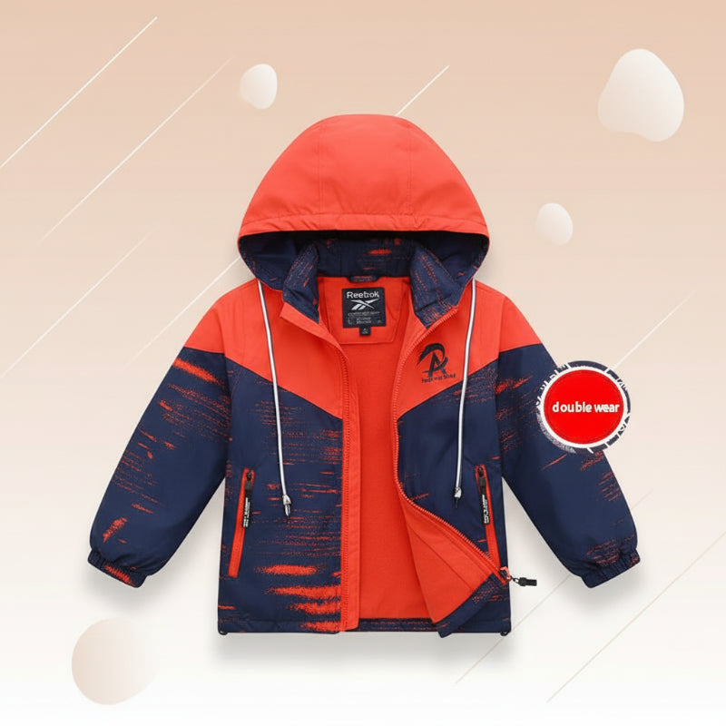 Reversible Kids Jacket – Waterproof & Windproof – Lightweight Jacket