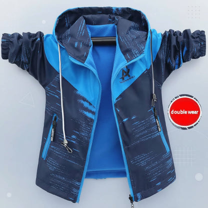 Reversible Kids Jacket – Waterproof & Windproof – Lightweight Jacket