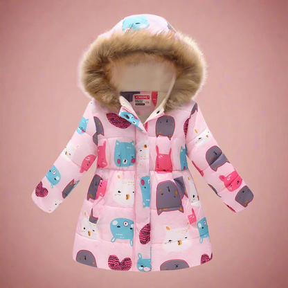 CozyTrend – Elegant & Cozy – Padded Winter Jacket for Girls