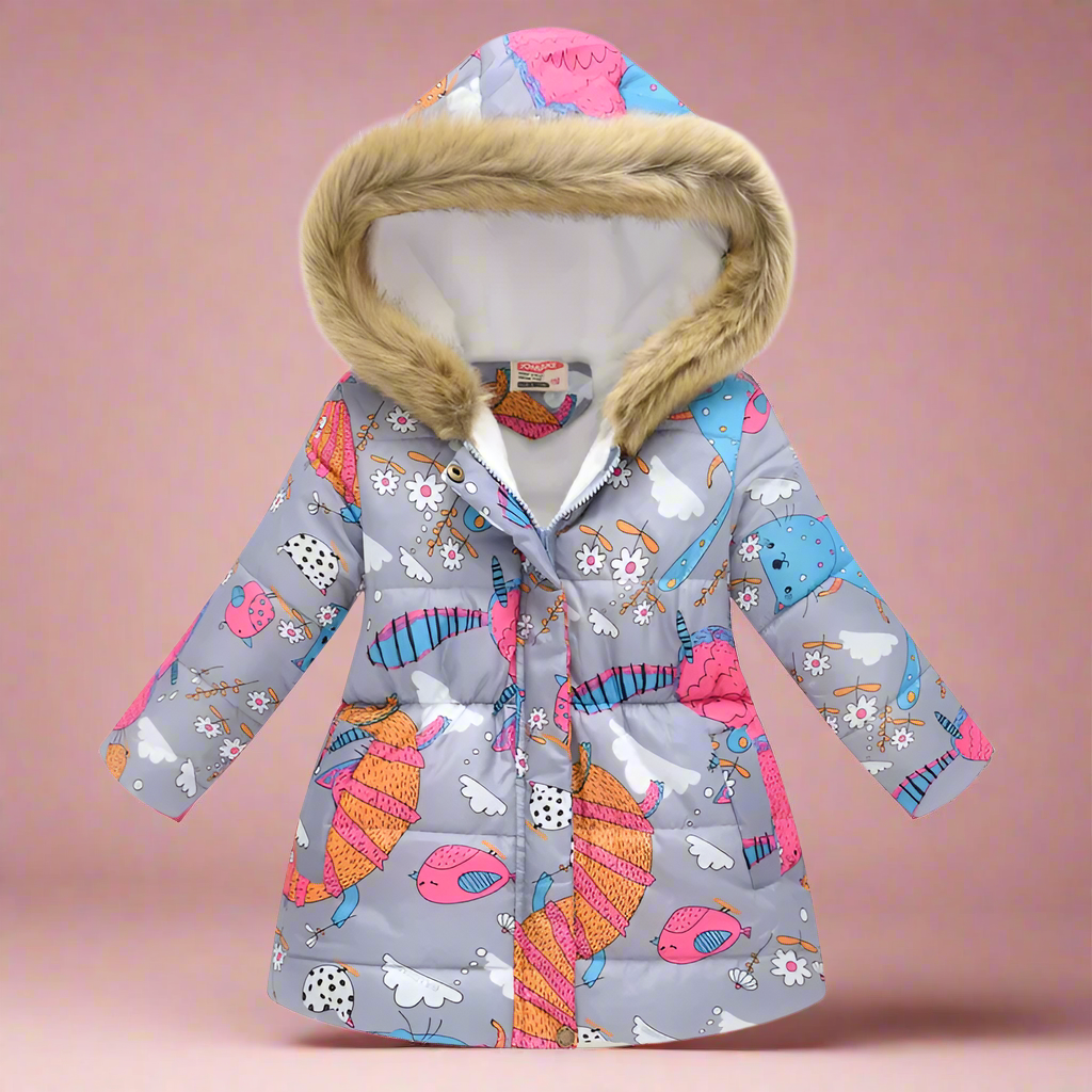 CozyTrend – Elegant & Cozy – Padded Winter Jacket for Girls