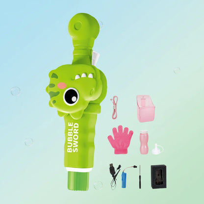 Electric Bubble Maker – Rechargeable & With Light for Children