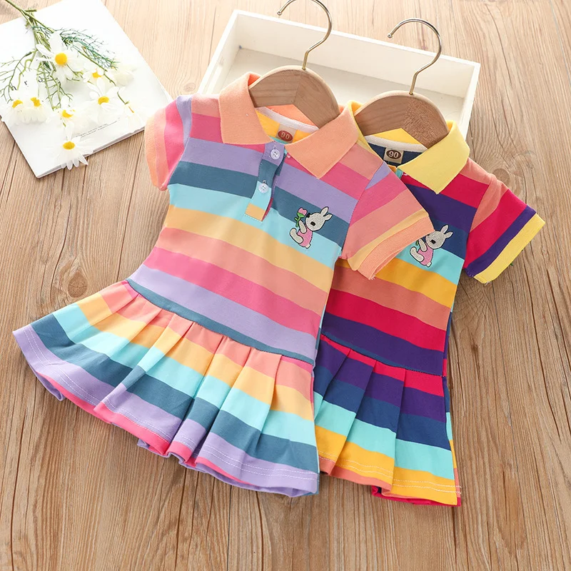 RainbowBabe – Fresh & Colorful – Kids Polo Dress