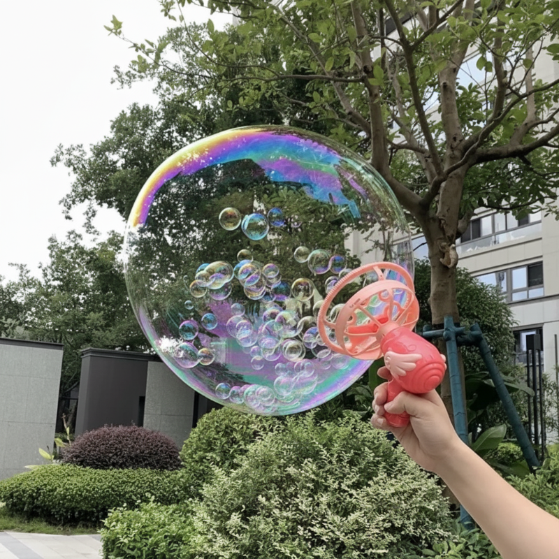 HappyBubbles – Playfully & Safely – Bubble Gun for Children