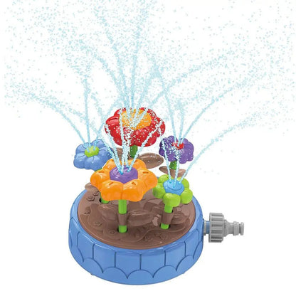 Aqua Bloom - Spin & Splash - Water Play Toy Flower Sprinkler