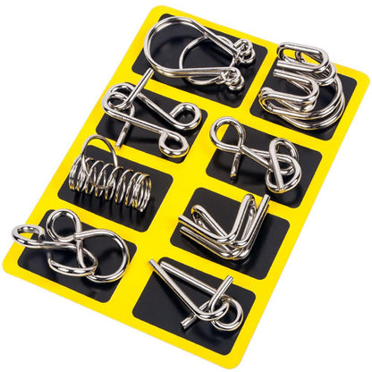 Metal Puzzle Ring Set™ - Metal Puzzle Fun - Puzzle Ring