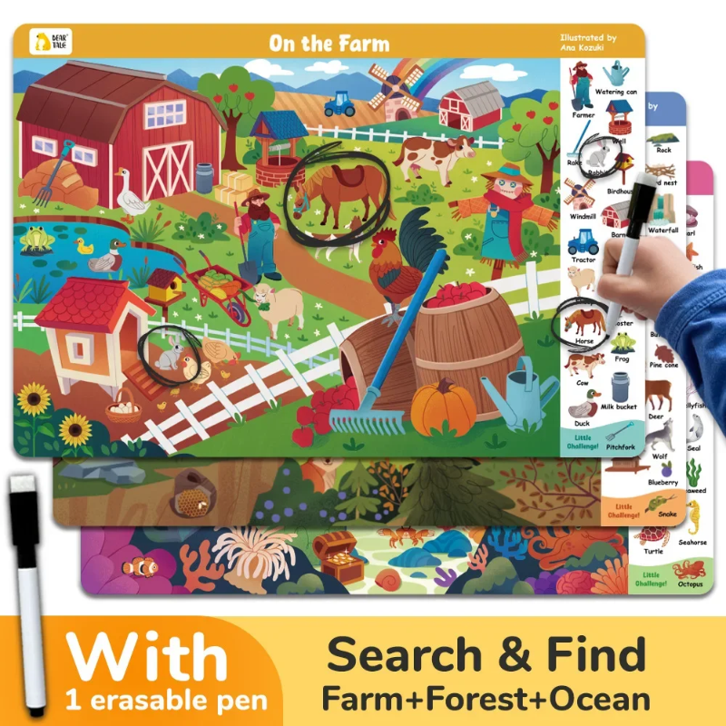 Kids Search and Find Activity Book | Learning Game | Boys and Girls