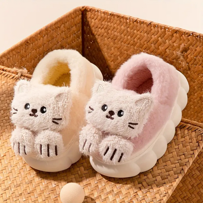 SnuggleKitty – Warmth & Safety – Children's Cat Slippers