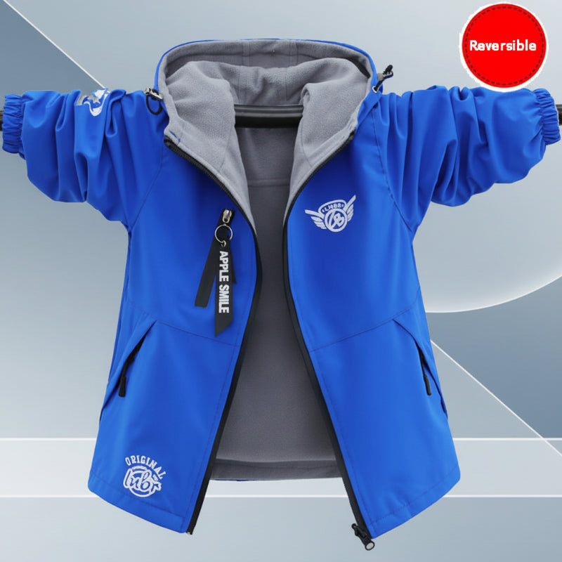Reversible Kids Jacket – Waterproof & Windproof – Lightweight Jacket