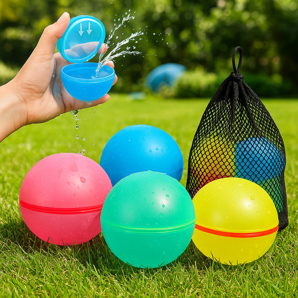Kids Water Balloons | Reusable Design | Outdoor Play Unisex Design