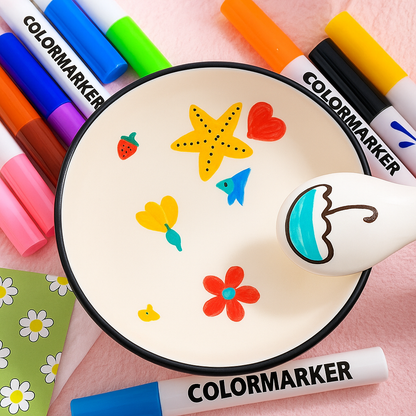 Magic Water Pen™ | Creative Artworks in Water - Waterpaint (+ FREE Ceramic Spoon)