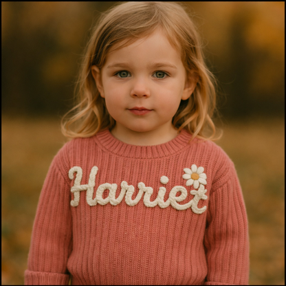 TinyStitch – Personalized Knitted Name Sweater for Children