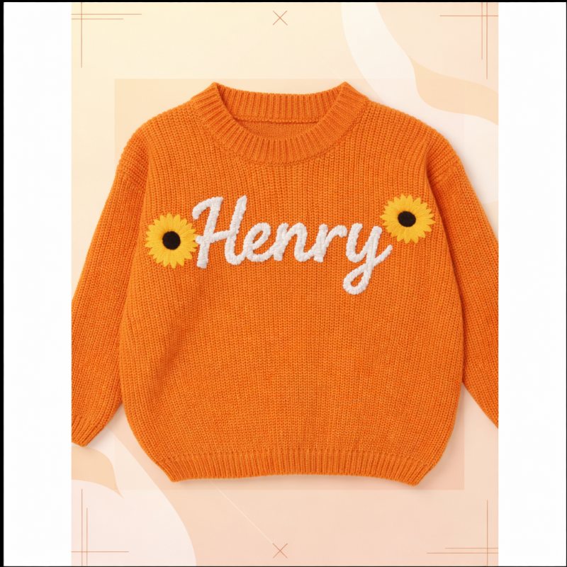 TinyStitch – Personalized Knitted Name Sweater for Children