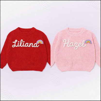 TinyStitch – Personalized Knitted Name Sweater for Children