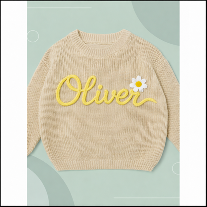 TinyStitch – Personalized Knitted Name Sweater for Children