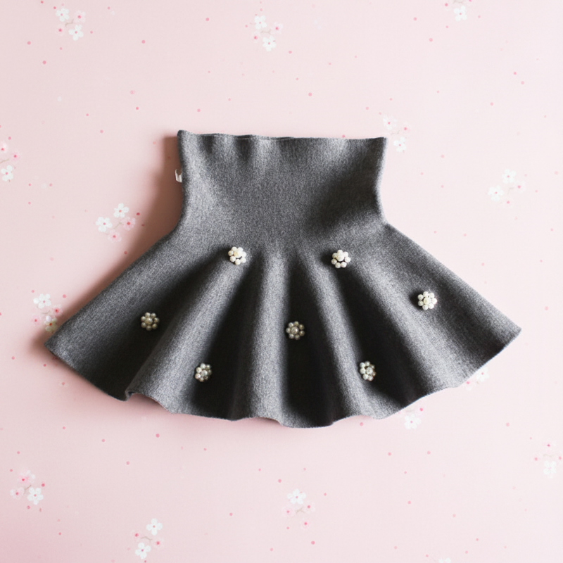 Girls Knitted Skirt – Comfort & Style – Kids Skirt