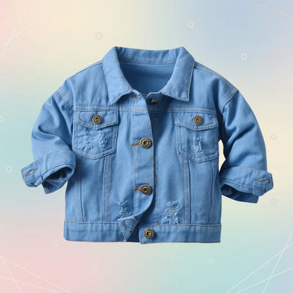 Candy Color Denim Jacket – Lightweight Denim Jacket for Kids