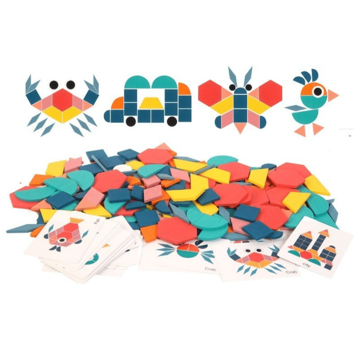 Woods™ | Develop Creativity - Geometric Shapes Puzzle