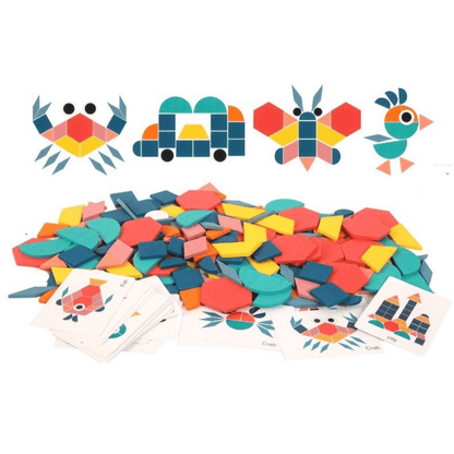 Woods™ | Develop Creativity - Geometric Shapes Puzzle