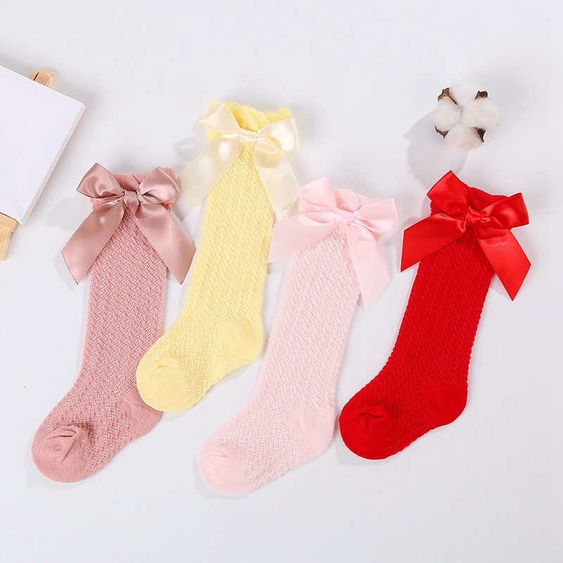 LittleCharm – Soft & Stylish – Girls' Knee Socks with Bow