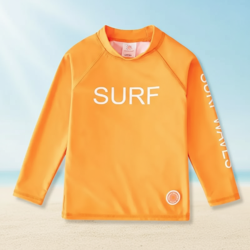 SunShield – Protective & Soft – Kids' Surf Shirt with Long Sleeves and UPF 50+