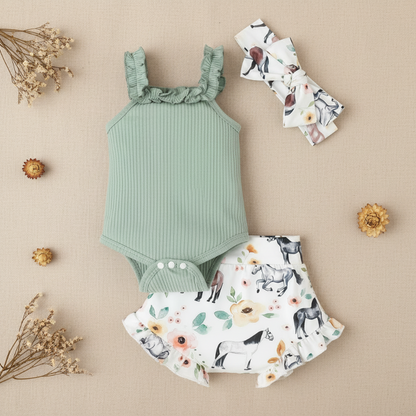 Baby Girl Summer Outfit – Cute & Airy – Baby Clothing Set