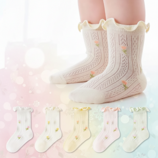 Kids Socks Set | Printed Design | Five Pack Baby Machine for All Ages