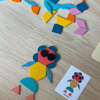Woods™ | Develop Creativity - Geometric Shapes Puzzle