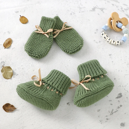 Booties & Mittens – Soft & Warm – Gloves and Booties Set