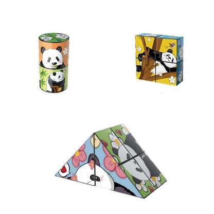 Panda Puzzle™ - educational entertainment - Puzzle Cube