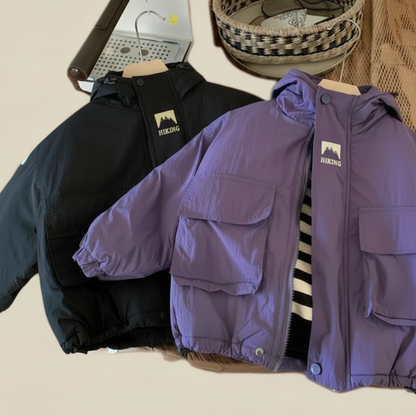 LiloWear – Windproof & Water-Repellent – Children's Wind Jacket with Hood