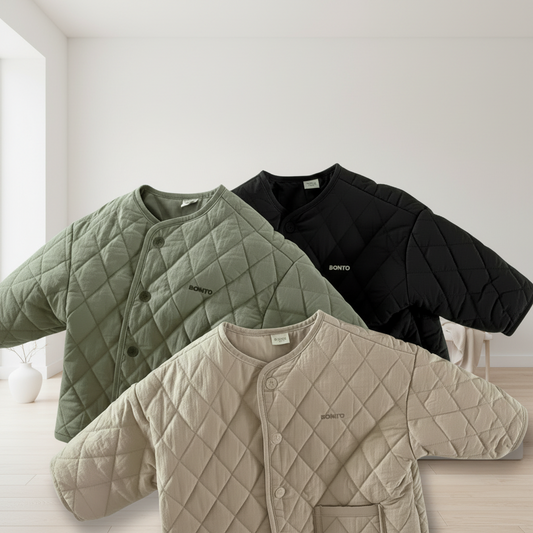 Kids Padded Jacket | Insulated | Long Sleeve Outerwear Unisex Design