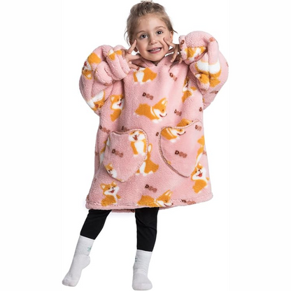 HappySnug – Cute and Comfortable – Children’s Blanket with Hood